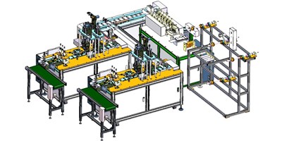 全力支吃欹敌疫情│申博官网精机高端平面耳挂式口罩全自动机械如期上线